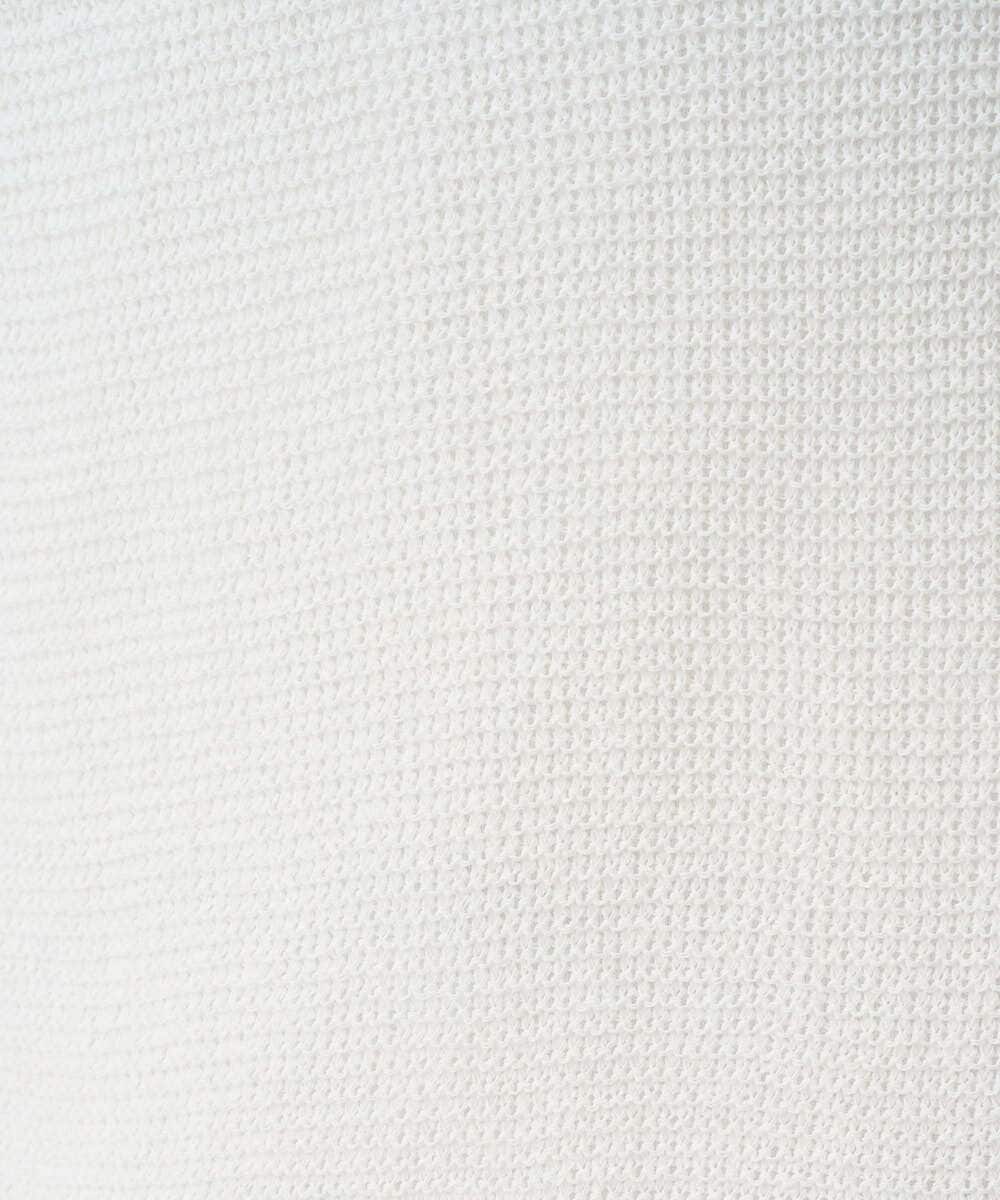 PZFGD15230 GEORGES RECH(ジョルジュ・レッシュ)  [日本製]ホールガーメントストレッチ5分袖ニット ブルー