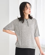 PZFGD36270 GEORGES RECH(ジョルジュ・レッシュ) カラーミックスヤーンポロニット グリーン