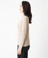PZFJS39230 GEORGES RECH(ジョルジュ・レッシュ) プレーディングラメハイネックニット アイボリー