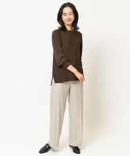 PZFJV25210 GEORGES RECH(ジョルジュ・レッシュ)  [日本製]ホールガーメントニット ブラウン