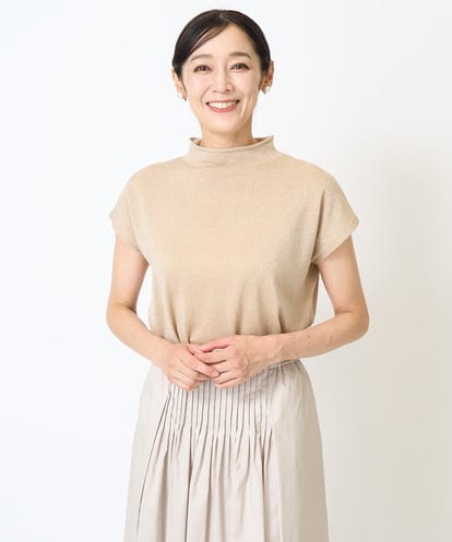 PZFJW50190 GEORGES RECH [アンサンブル対応]スパークラメニットプルオーバー