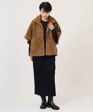 PZHAD01230 GEORGES RECH(ジョルジュ・レッシュ) ストレッチダンボールセミタイトスカート ブラック