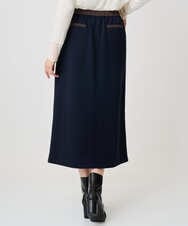 PZHAD01230 GEORGES RECH(ジョルジュ・レッシュ) ストレッチダンボールセミタイトスカート ブラック