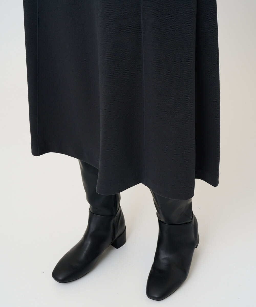PZHAD30330 GEORGES RECH(ジョルジュ・レッシュ)  [セットアップ対応]ジャージーセミフレアスカート ダークグレー
