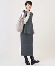 PZHAD33230 GEORGES RECH(ジョルジュ・レッシュ)  [セットアップ対応]ニットタイトスカート ライトグレー