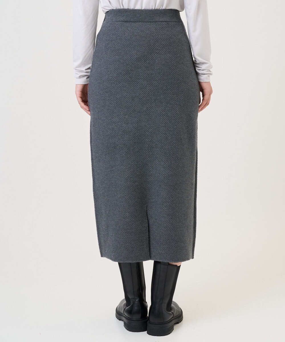 PZHAD33230 GEORGES RECH(ジョルジュ・レッシュ)  [セットアップ対応]ニットタイトスカート ライトグレー