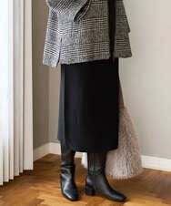 PZHAD33230 GEORGES RECH(ジョルジュ・レッシュ)  [セットアップ対応]ニットタイトスカート ブラック