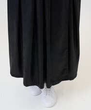 PZHAD40330 GEORGES RECH(ジョルジュ・レッシュ) フェイクレザーランダムタックスカート ブラック