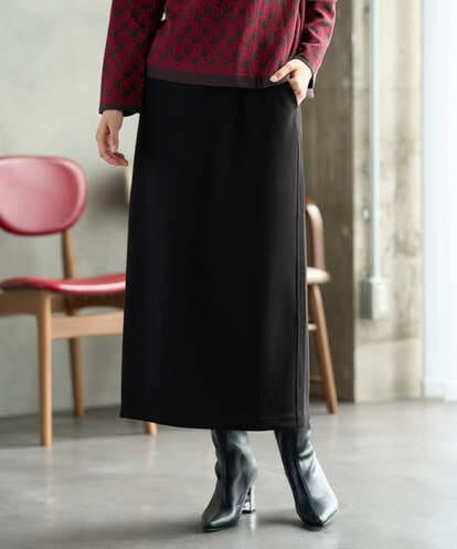 PZHAG11240 GEORGES RECH [セットアップ対応]ストレッチダンボールナロースカート