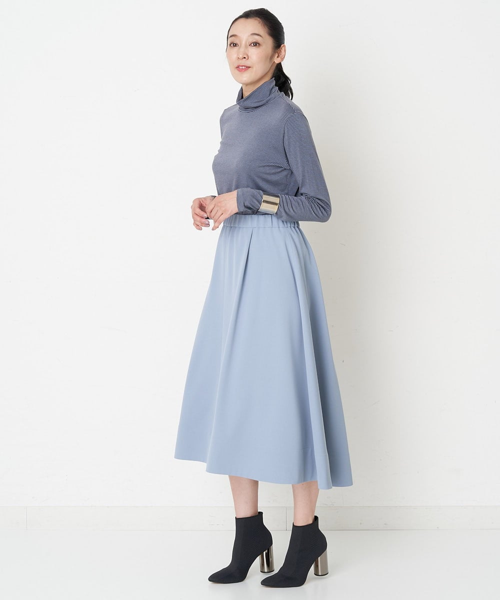 PZHAT44260 GEORGES RECH(ジョルジュ・レッシュ) ウィンターパステルスカート ライトブルー