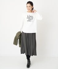 PZHAW27330 GEORGES RECH(ジョルジュ・レッシュ) アコーディオンプリーツスカート カーキ