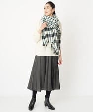 PZHAW27330 GEORGES RECH(ジョルジュ・レッシュ) アコーディオンプリーツスカート カーキ