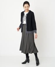 PZHAW27330 GEORGES RECH(ジョルジュ・レッシュ) アコーディオンプリーツスカート カーキ