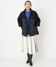 PZHAW27330 GEORGES RECH(ジョルジュ・レッシュ) アコーディオンプリーツスカート カーキ
