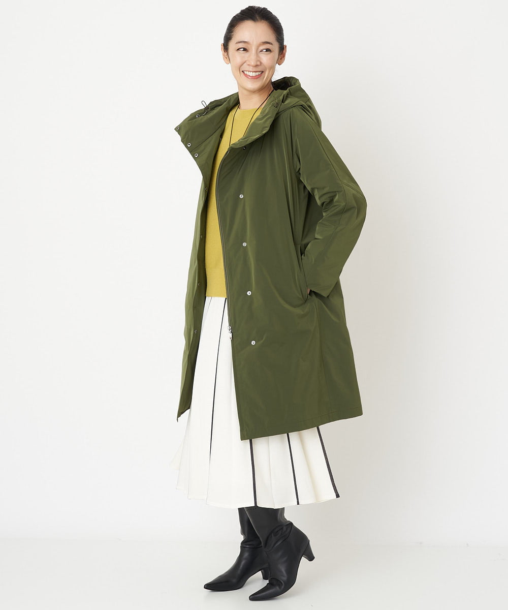 PZHAW27330 GEORGES RECH(ジョルジュ・レッシュ) アコーディオンプリーツスカート カーキ