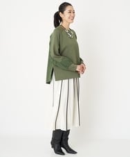 PZHAW27330 GEORGES RECH(ジョルジュ・レッシュ) アコーディオンプリーツスカート カーキ