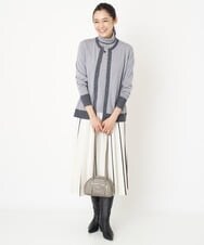 PZHAW27330 GEORGES RECH(ジョルジュ・レッシュ) アコーディオンプリーツスカート カーキ
