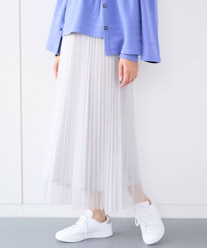 PZHCD65360 GEORGES RECH [日本製]アコーディオンシアープリーツスカート
