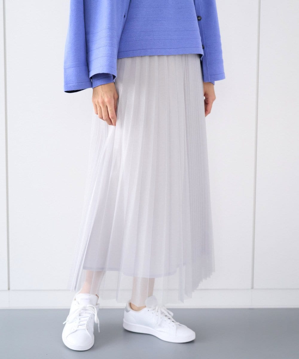 PZHCD65360 GEORGES RECH  [日本製]アコーディオンシアープリーツスカート
