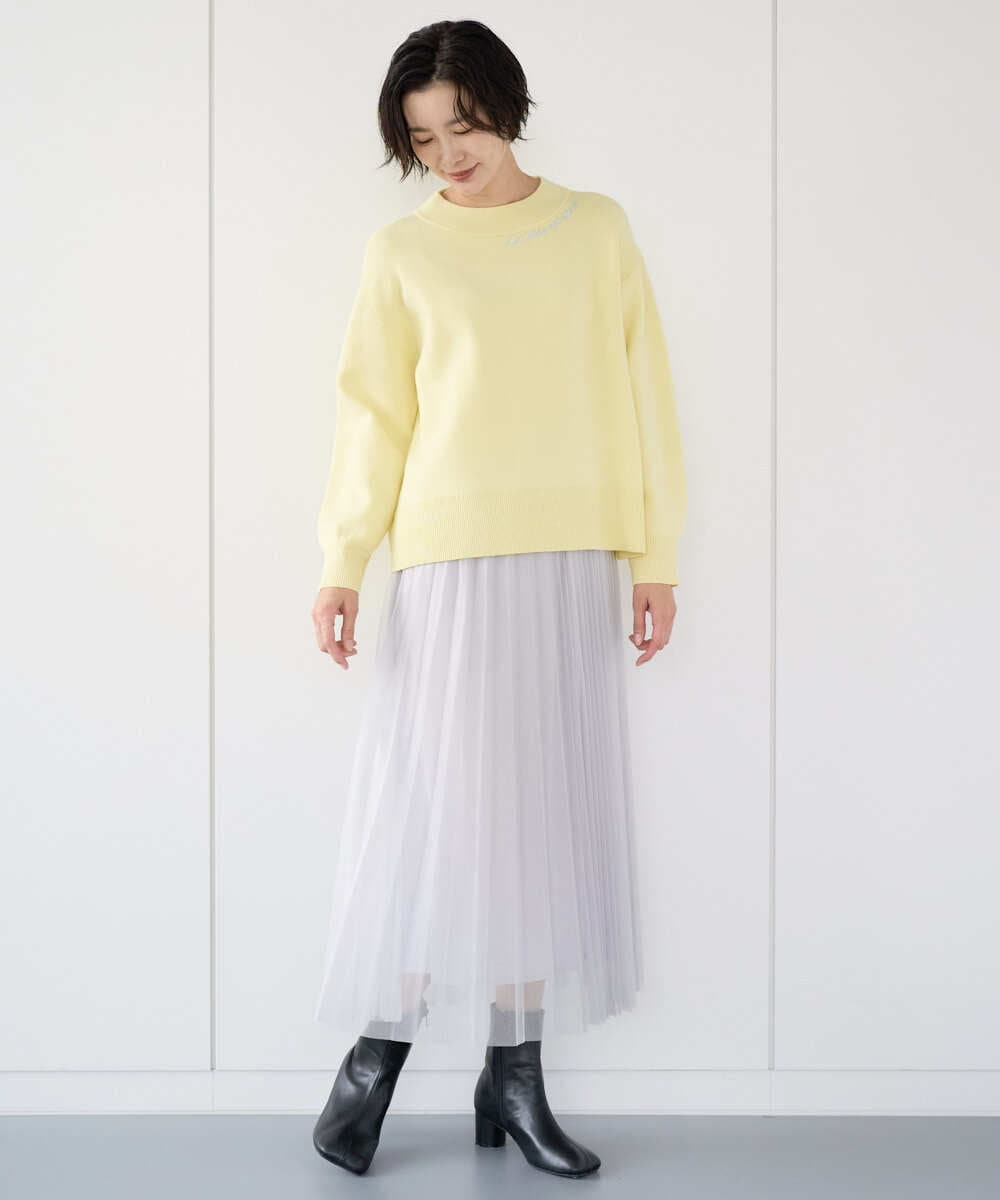 PZHCD65360 GEORGES RECH(ジョルジュ・レッシュ)  [日本製]アコーディオンシアープリーツスカート ブラック