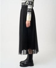 PZHCD65360 GEORGES RECH(ジョルジュ・レッシュ)  [日本製]アコーディオンシアープリーツスカート ブラック