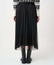 PZHCD65360 GEORGES RECH(ジョルジュ・レッシュ)  [日本製]アコーディオンシアープリーツスカート ブラック