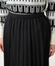 PZHCD65360 GEORGES RECH(ジョルジュ・レッシュ)  [日本製]アコーディオンシアープリーツスカート ブラック