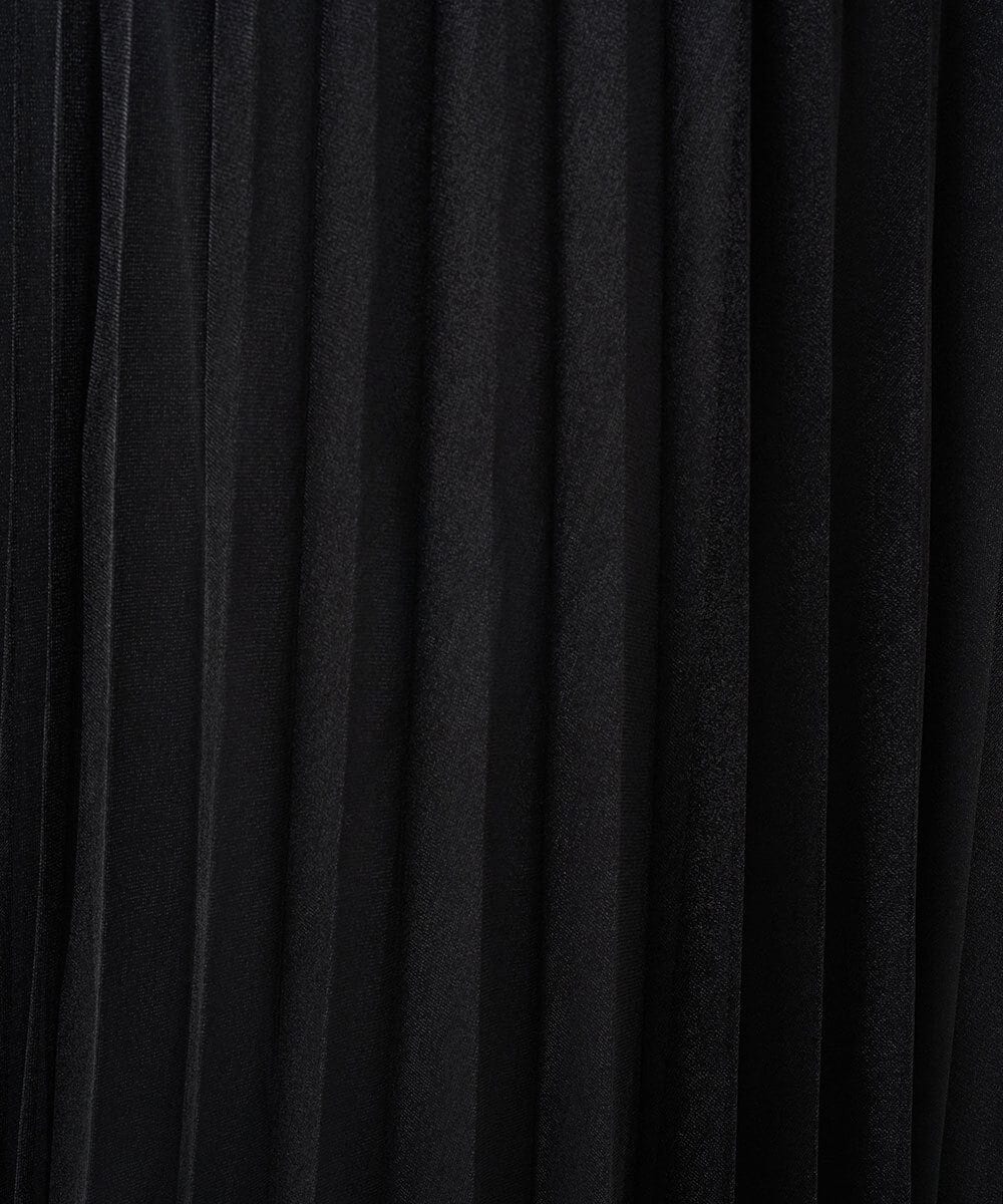 PZHCD65360 GEORGES RECH(ジョルジュ・レッシュ)  [日本製]アコーディオンシアープリーツスカート ブラック