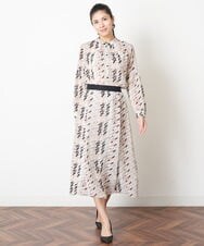PZHCS05330 GEORGES RECH(ジョルジュ・レッシュ) 【セットアップ対応】千鳥格子柄スカート ベージュ