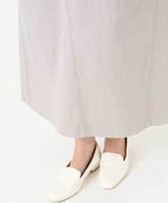 PZHEE01290 GEORGES RECH(ジョルジュ・レッシュ)  [セットアップ対応]ジャージーデニムセミタイトスカート ライトグレー