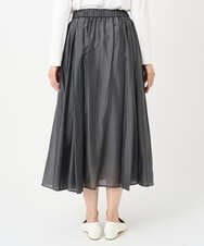 PZHEE06330 GEORGES RECH(ジョルジュ・レッシュ) シアーギャザーフレアスカート ダークグレー