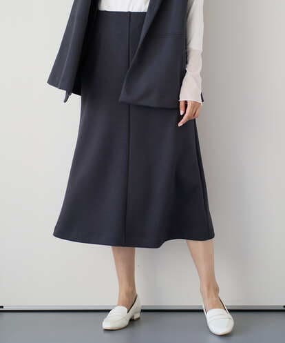 PZHEE20230 GEORGES RECH [セットアップ対応]ダンボールジャージーフレアスカート