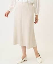 PZHEE20230 GEORGES RECH(ジョルジュ・レッシュ)  [セットアップ対応]ダンボールジャージーフレアスカート ダークグレー