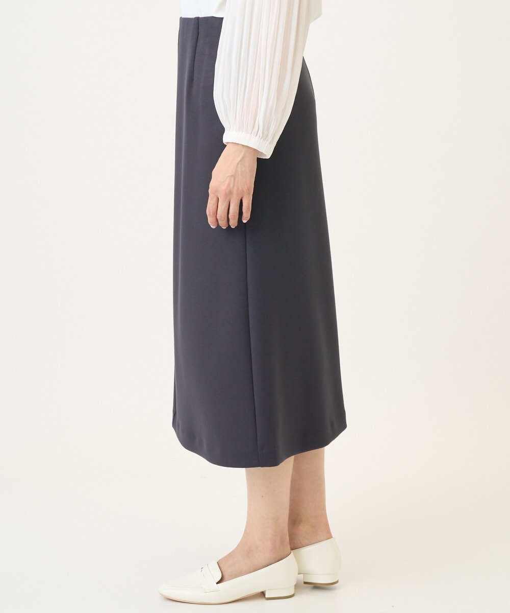 PZHEE20230 GEORGES RECH(ジョルジュ・レッシュ)  [セットアップ対応]ダンボールジャージーフレアスカート ダークグレー
