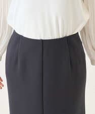 PZHEE20230 GEORGES RECH(ジョルジュ・レッシュ)  [セットアップ対応]ダンボールジャージーフレアスカート ダークグレー