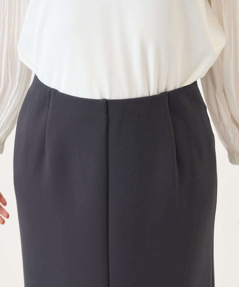 PZHEE20230 GEORGES RECH(ジョルジュ・レッシュ)  [セットアップ対応]ダンボールジャージーフレアスカート ダークグレー