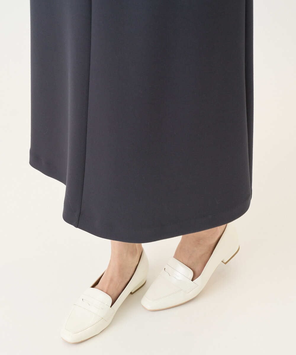 PZHEE20230 GEORGES RECH(ジョルジュ・レッシュ)  [セットアップ対応]ダンボールジャージーフレアスカート ダークグレー