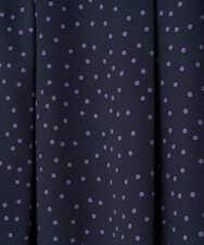 PZHEF30290 GEORGES RECH(ジョルジュ・レッシュ)  [セットアップ対応]ランダムドットタックフレアスカート アイボリー