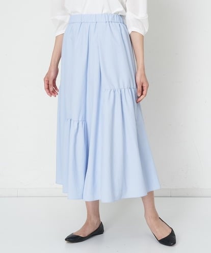PZHEU18260 GEORGES RECH ティアードフレアスカート