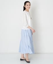 PZHEU18260 GEORGES RECH(ジョルジュ・レッシュ) ティアードフレアスカート ベージュ