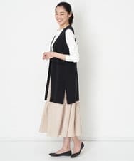 PZHEU18260 GEORGES RECH(ジョルジュ・レッシュ) ティアードフレアスカート ベージュ