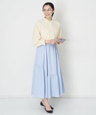 PZHEU18260 GEORGES RECH(ジョルジュ・レッシュ) ティアードフレアスカート ベージュ