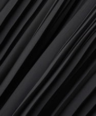 PZHEX49290 GEORGES RECH(ジョルジュ・レッシュ) アコーディオンシフォンプリーツスカート ブラック