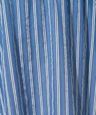 PZHGD01390 GEORGES RECH(ジョルジュ・レッシュ) シアーストライプフレアスカート ブルー