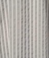 PZHGD01390 GEORGES RECH(ジョルジュ・レッシュ) シアーストライプフレアスカート ブルー