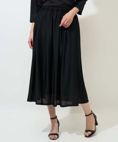 PZHGE41290   [セットアップ対応]シアーギャザーセミフレアスカート
