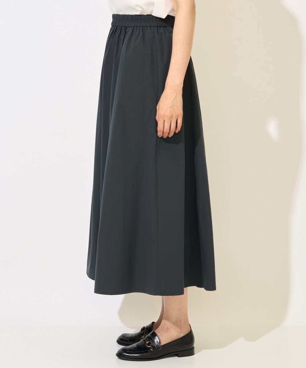 PZHHB05290 GEORGES RECH(ジョルジュ・レッシュ) [撥水加工]タフタイージーギャザースカート ダークグレー