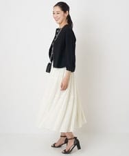 PZHHT18330 GEORGES RECH(ジョルジュ・レッシュ)  [セットアップ対応]プリーツティアードスカート ベージュ