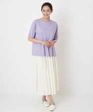 PZHHT18330 GEORGES RECH(ジョルジュ・レッシュ)  [セットアップ対応]プリーツティアードスカート ベージュ