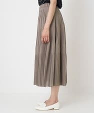 PZHHT18330 GEORGES RECH(ジョルジュ・レッシュ)  [セットアップ対応]プリーツティアードスカート ベージュ